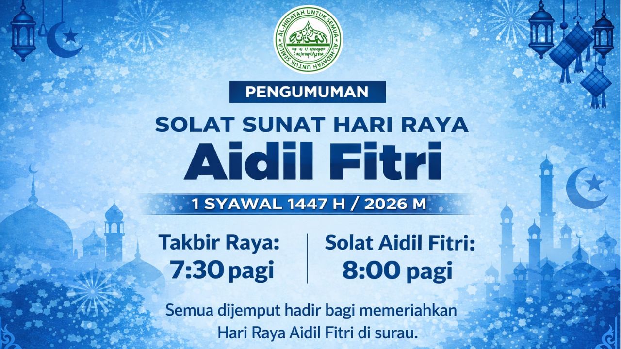 Ketetapan Pelaksanaan Solat Sunat Eidulfitri Oleh JAIS